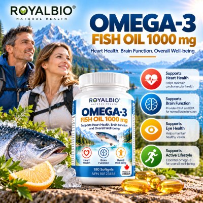 Omega-3 Fish Oil 1000mg thumbnail 2