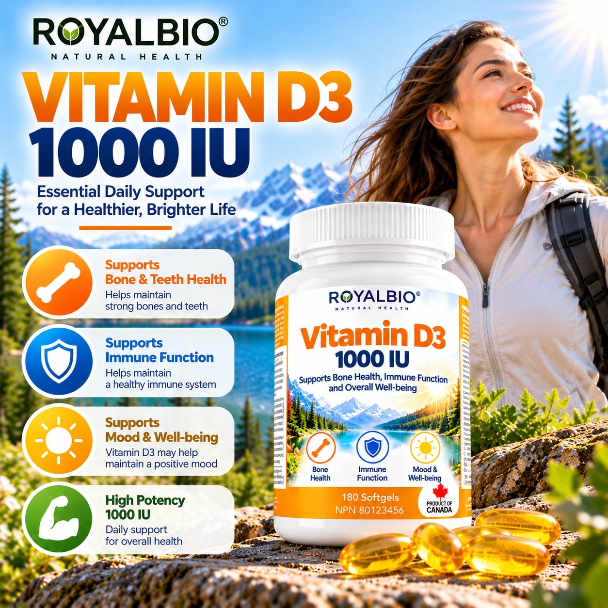 Vitamin D3 1000 IU