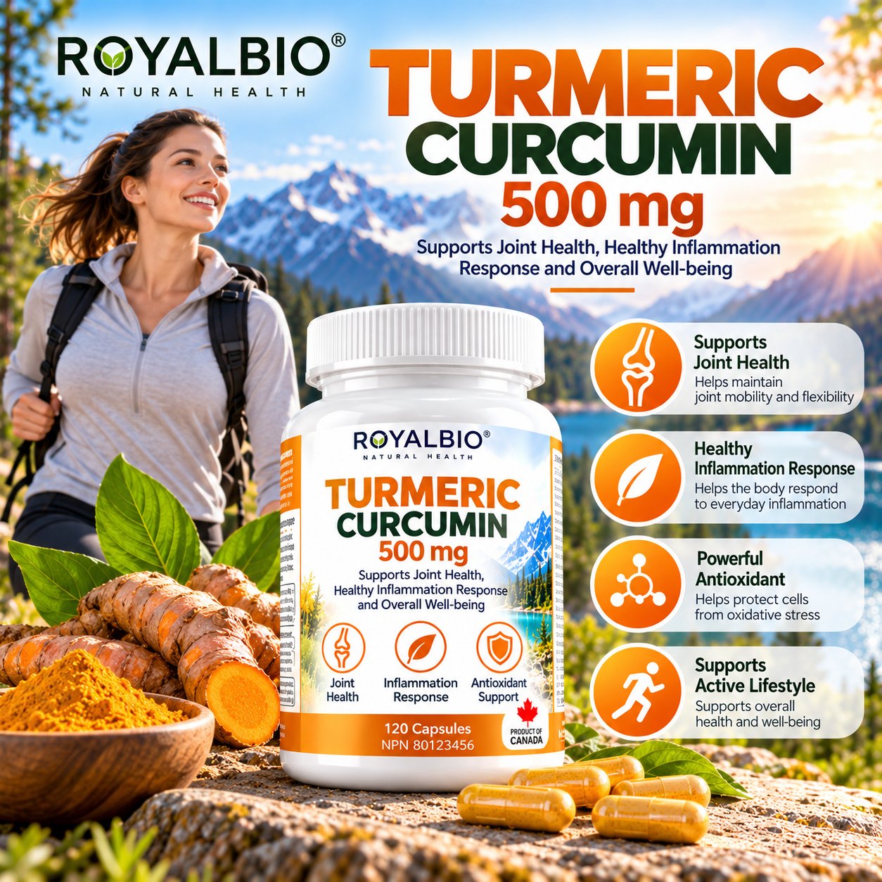 Turmeric Curcumin 500mg